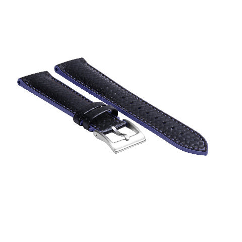 19-20-21-22-23-24MM CARBON FIBER LEATHER FKM RUBBER WATCH BAND STRAP FOR OMEGA