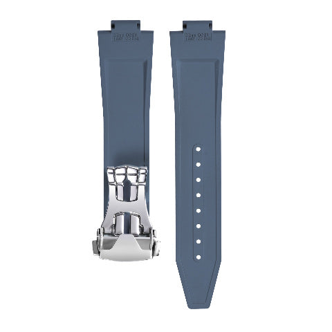 22mm FKM Rubber Watch Band Strap for Longines Conquest 42mm L38364529 L3.835