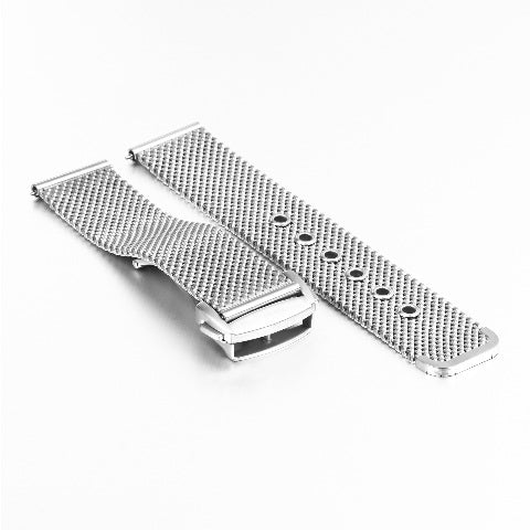 20mm Stainless Steel Milanese Watch Bracelet Strap Band For Omega Seamaster 300M