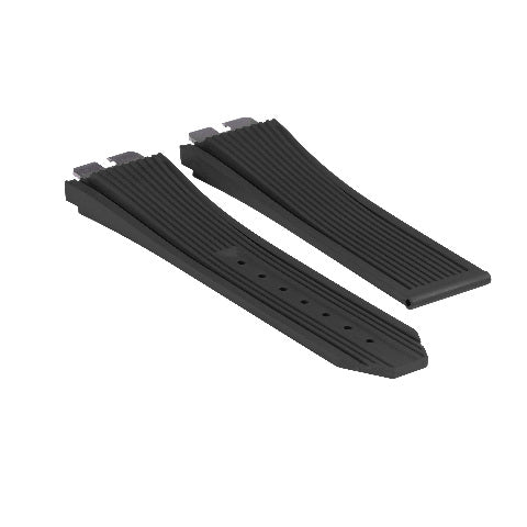 28MM X 22MM RUBBER WATCH BAND STRAP FOR 45MM HUBLOT BIGBANG UNICO ONE CLICK