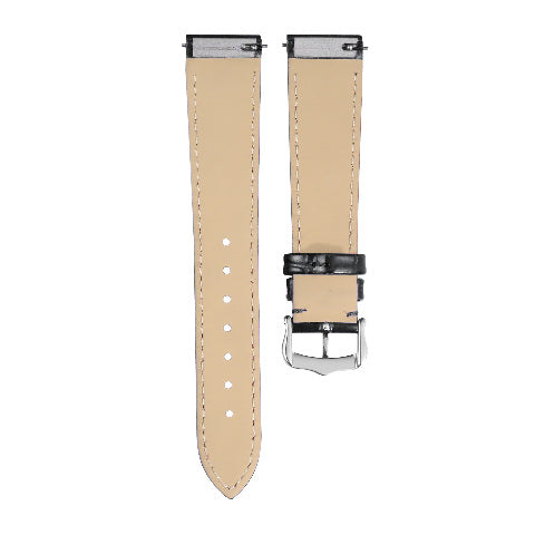 15.5-17.5-19MM LEATHER WATCH BAND WRIST STRAP FOR CARTIER DUMONT QUICK RELEASE