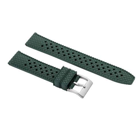 18MM 20MM 22MM FKM RUBBER TRAFFLE WATCH WRIST STRAP FOR CITIZEN QUICK RELEASE