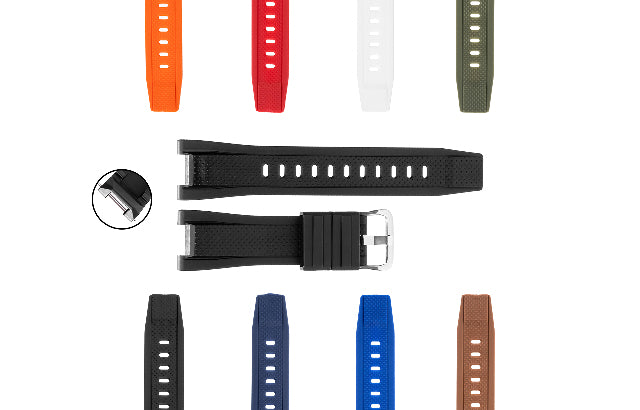 26MM SILICONE RUBBER WATCH BAND STRAP FOR CASIO G SHOCK GST W300 400G B100 WATCH