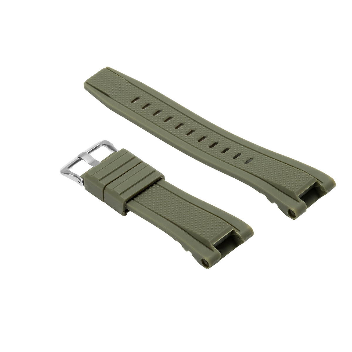 26MM SILICONE RUBBER WATCH BAND STRAP FOR CASIO G SHOCK GST W300 400G B100 WATCH, Green, view 3