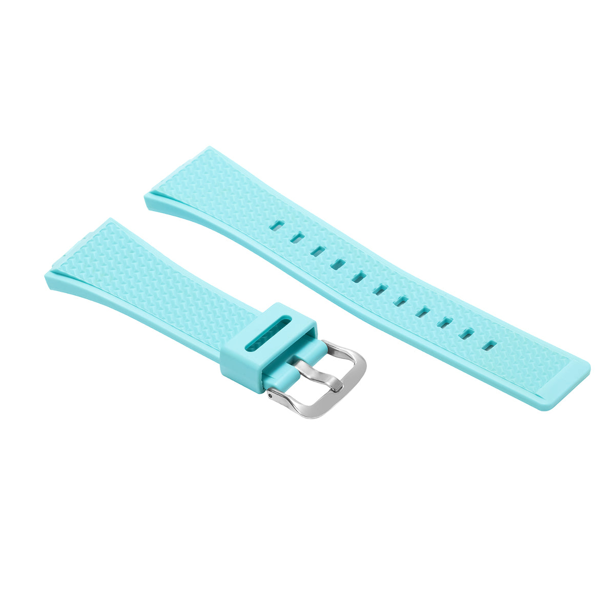 16MM WATERPROOF RUBBER WATCH BAND STRAP FOR CASIO GM SERIES AND GA110 WATCHES, Tiffany Blue, view 2