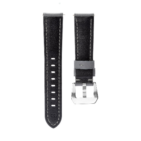 20-22-24-26MM NYLON CLOTH & LEATHER WATCH BAND WRIST STRAP FOR PANERAI WATCHES
