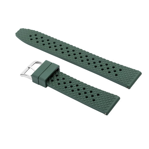 FKM Rubber Quick Release Waffle Watch Strap Band Replacement Dive For Citizen