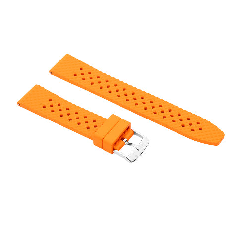 FKM Rubber Quick Release Waffle Watch Strap Band Replacement Dive For Seiko