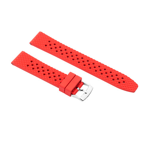 FKM Rubber Quick Release Waffle Watch Strap Band Replacement Dive For Citizen