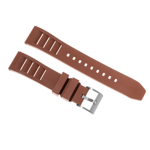 19mm 20mm 21mm 22mm 24mm FKM Rubber Vented Quick Release Watch Strap Band Strap