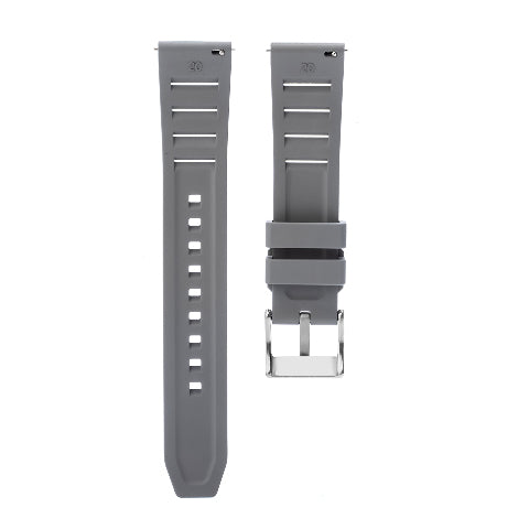 FKM Rubber Vented Quick Release Watch Strap Band Dive Replacement Seiko Silicone