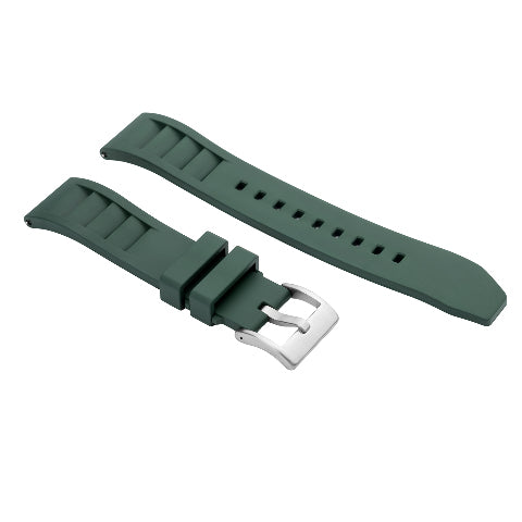FKM Rubber Vented Quick Release Watch Strap Band Dive Replacement Seiko Silicone