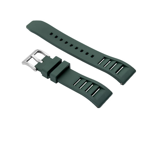 FKM Rubber Vented Quick Release Watch Strap Band Dive Replacement Seiko Silicone