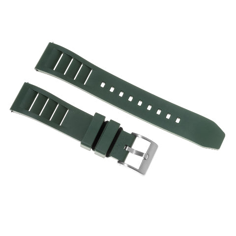 FKM Rubber Vented Quick Release Watch Strap Band Dive Replacement Seiko Silicone