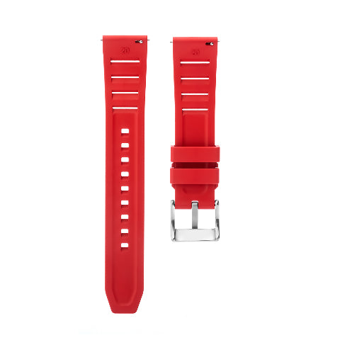 FKM Rubber Vented Quick Release Watch Strap Band Dive Replacement Seiko Silicone