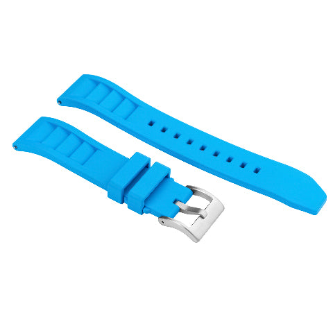FKM Rubber Vented Quick Release Watch Strap Band Dive Replacement Seiko Silicone