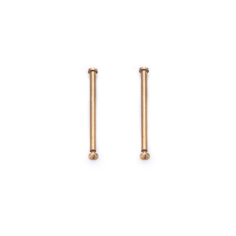 17.50MM ROSE SCREW & TUBE FOR OMEGA WATCH BAND STRAP CASE 425.6034 ROSE COLOR
