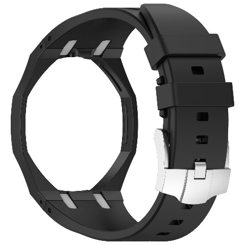 Royal Pop Silicone Rubber Watch Band Conversion Strap For AP Swatch Wristwatch