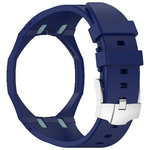 Royal Pop Silicone Rubber Watch Band Conversion Strap For AP Swatch Wristwatch