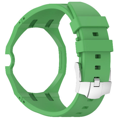 Royal Pop Silicone Rubber Watch Band Conversion Strap For AP Swatch Wristwatch