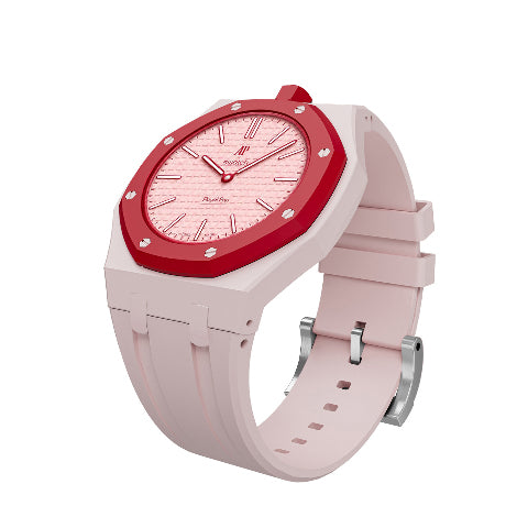 Ceramic Case Silicone Strap Band for Royal Pop AP Swatch Pocket Watch Conversion