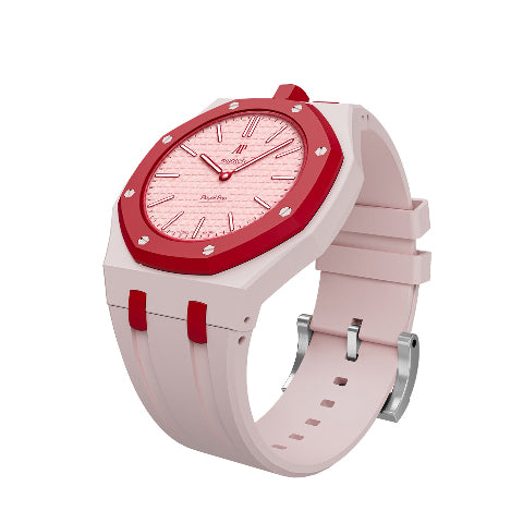 Ceramic Case Silicone Strap Band for Royal Pop AP Swatch Pocket Watch Conversion
