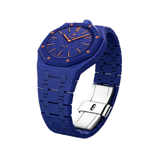 Ceramic Watch Strap Band with Ceramic Case Mod Kit For Swatch X AP Royal Pop