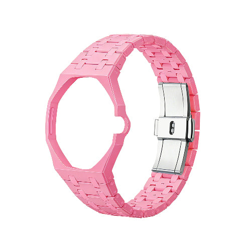 Ceramic Watch Strap Band with Ceramic Case Mod Kit For Swatch X AP Royal Pop