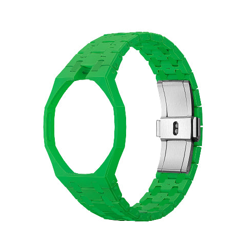 Ceramic Watch Strap Band with Ceramic Case Mod Kit For Swatch X AP Royal Pop