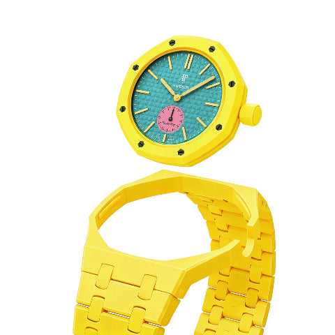 Ceramic Watch Strap Band with Ceramic Case Mod Kit For Swatch X AP Royal Pop