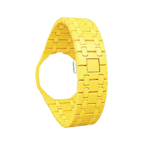 Ceramic Watch Strap Band with Ceramic Case Mod Kit For Swatch X AP Royal Pop