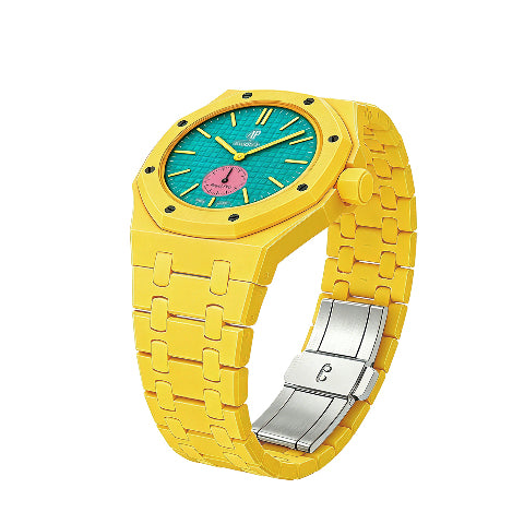 Ceramic Watch Strap Band with Ceramic Case Mod Kit For Swatch X AP Royal Pop