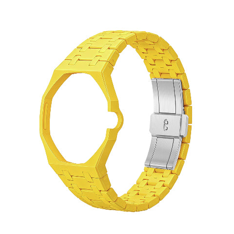 Ceramic Watch Strap Band with Ceramic Case Mod Kit For Swatch X AP Royal Pop