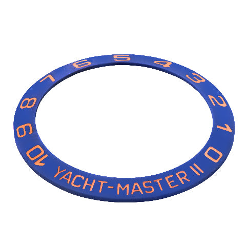 Blue Ceramic Bezel Insert for Rolex Yacht-Master II 116681 Rose Pink