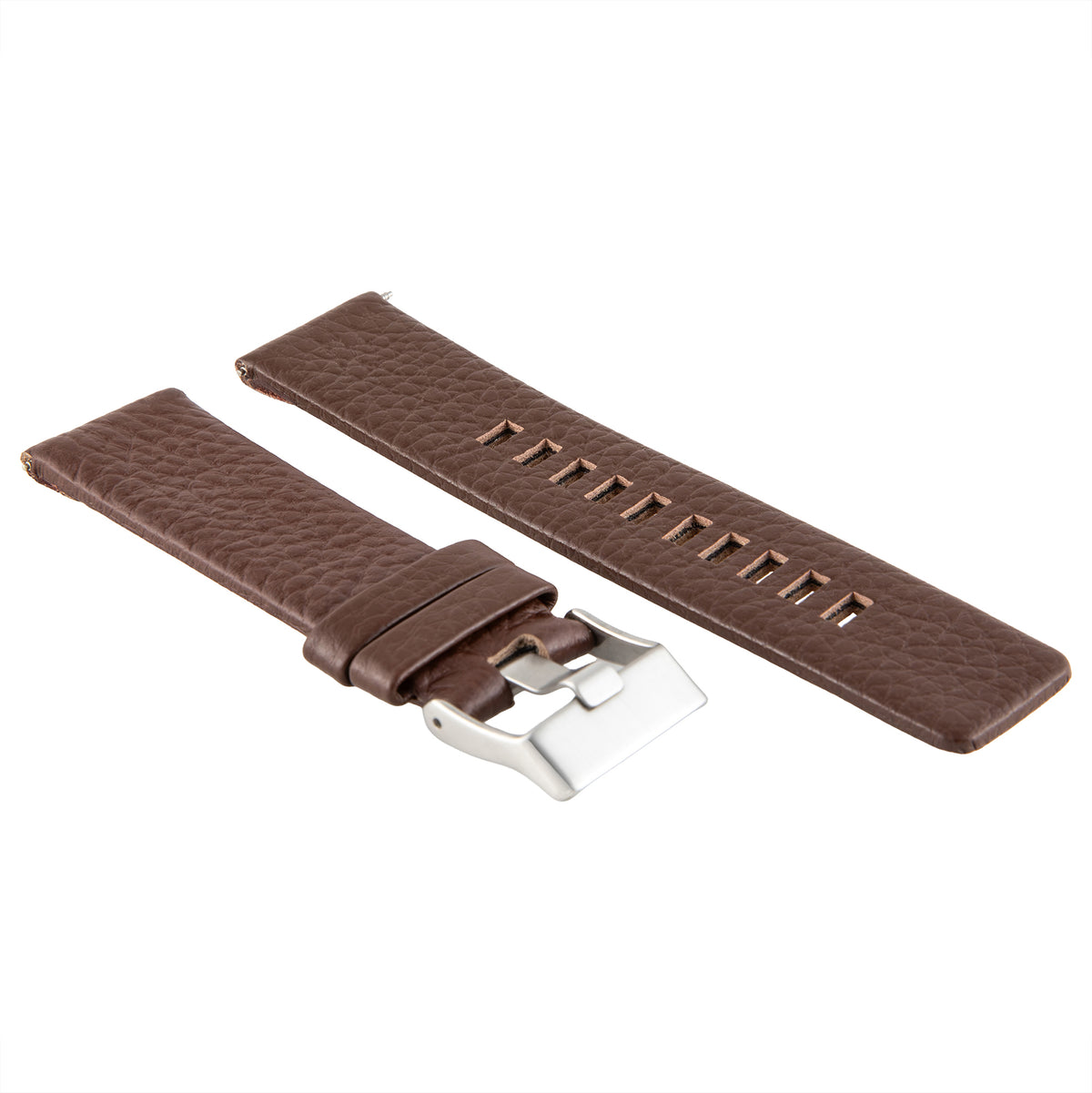 22-24-26-28MM GENUINE LEATHER WATCH STRAP FOR DIESEL DZ1657 DZ4208 DZ4223 DZ4344, Brown, view 3
