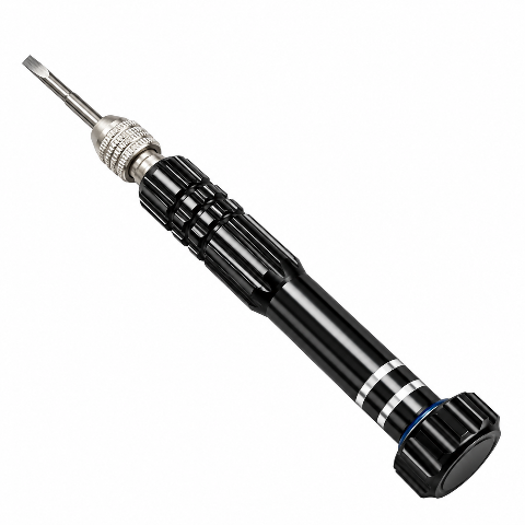 4PC PRECISION SCREWDRIVER SET WITH BLADES PH00, 000, SL1.5, 2.0 FOR WATCH REPAIR