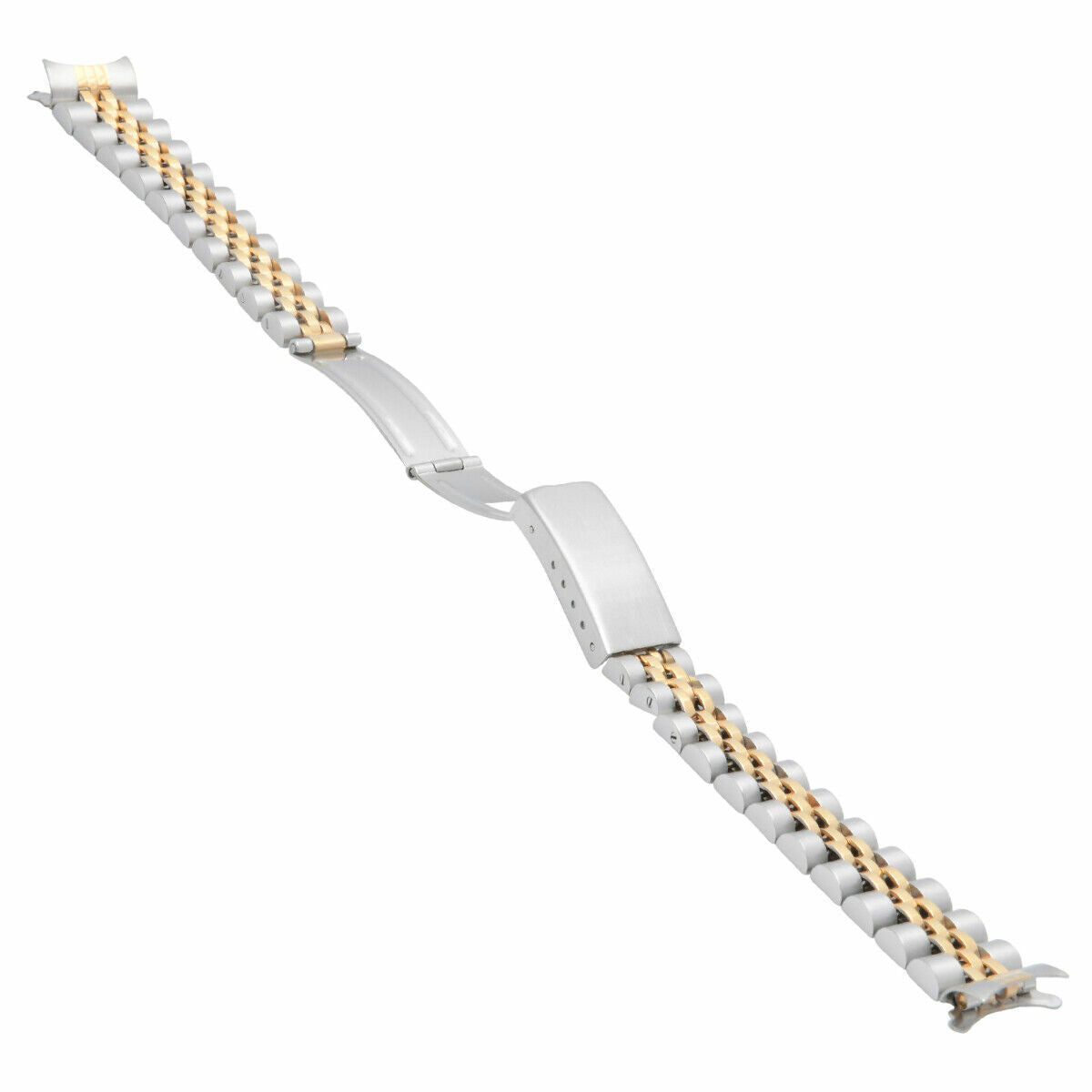 JUBILEE WATCH BAND LADY FOR 26MM ROLEX DATE DATEJUST 13MM LUGS TWO TONE HEAVY