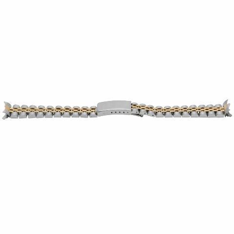JUBILEE WATCH BAND LADY FOR 26MM ROLEX DATE DATEJUST 13MM LUGS TWO TONE HEAVY