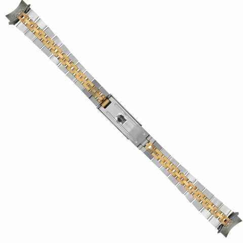 JUBILEE WATCH BAND LADY FOR 26MM ROLEX DATE DATEJUST 13MM LUGS TWO TONE HEAVY