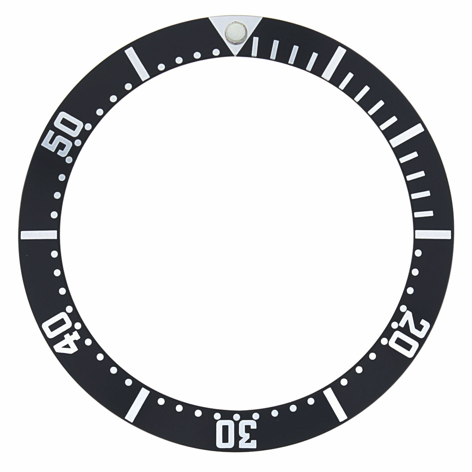 BEZEL INSERT FOR OMEGA PROFESSIONAL 300M WATCH MIDSIZE QUARTZ JAMES BOND BLACK