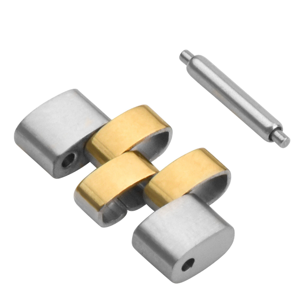 15.50MM OVAL WATCH BAND LINK COMPATIBLE WITH ROLEX GMT 62510, 1601, 1603 PLATED