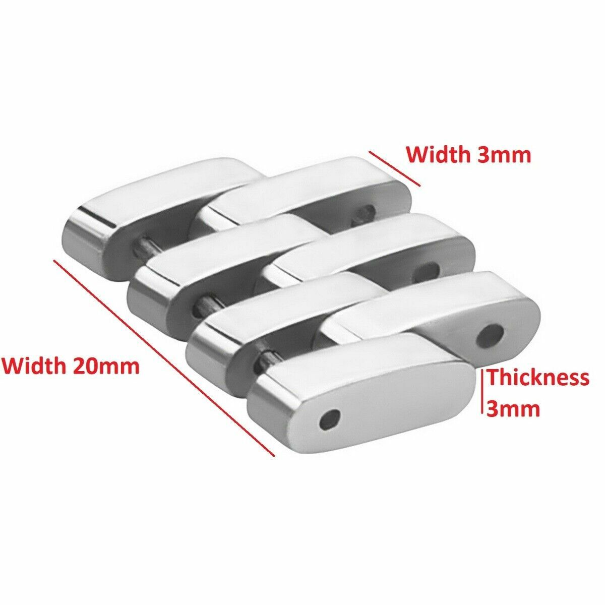 20MM LINK FOR BREITLING NAVITIMER MONTBRILLANT LEGENDE A23340 47MM GMT SHINY