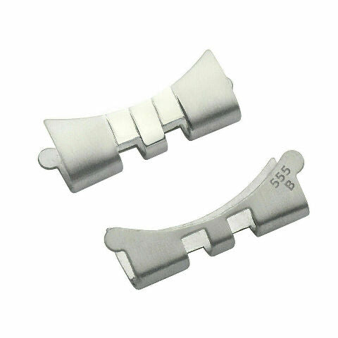 2 - 555 B END PIECE LINK FOR ROLEX GMT 1675 16710 16700 JUBILEE WATCH BAND 20MM