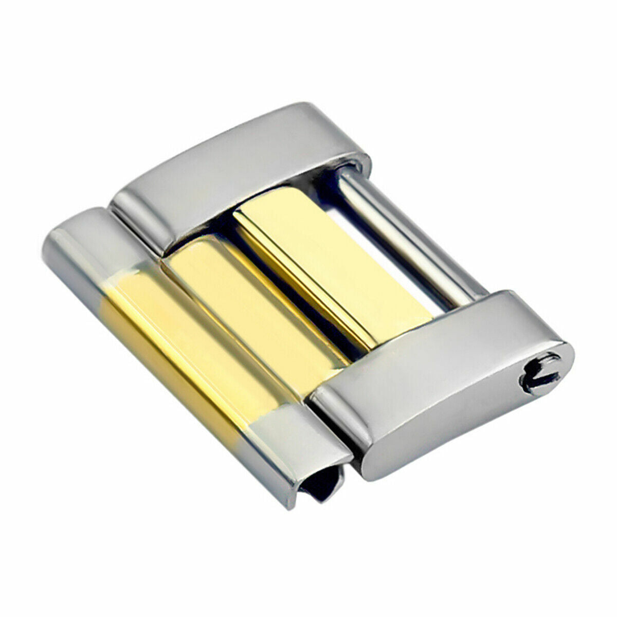 16MM LINK CONNECT OPENING SIDE OYSTER BAND ROLEX 20MM TWO TONE FIT THE CLASP