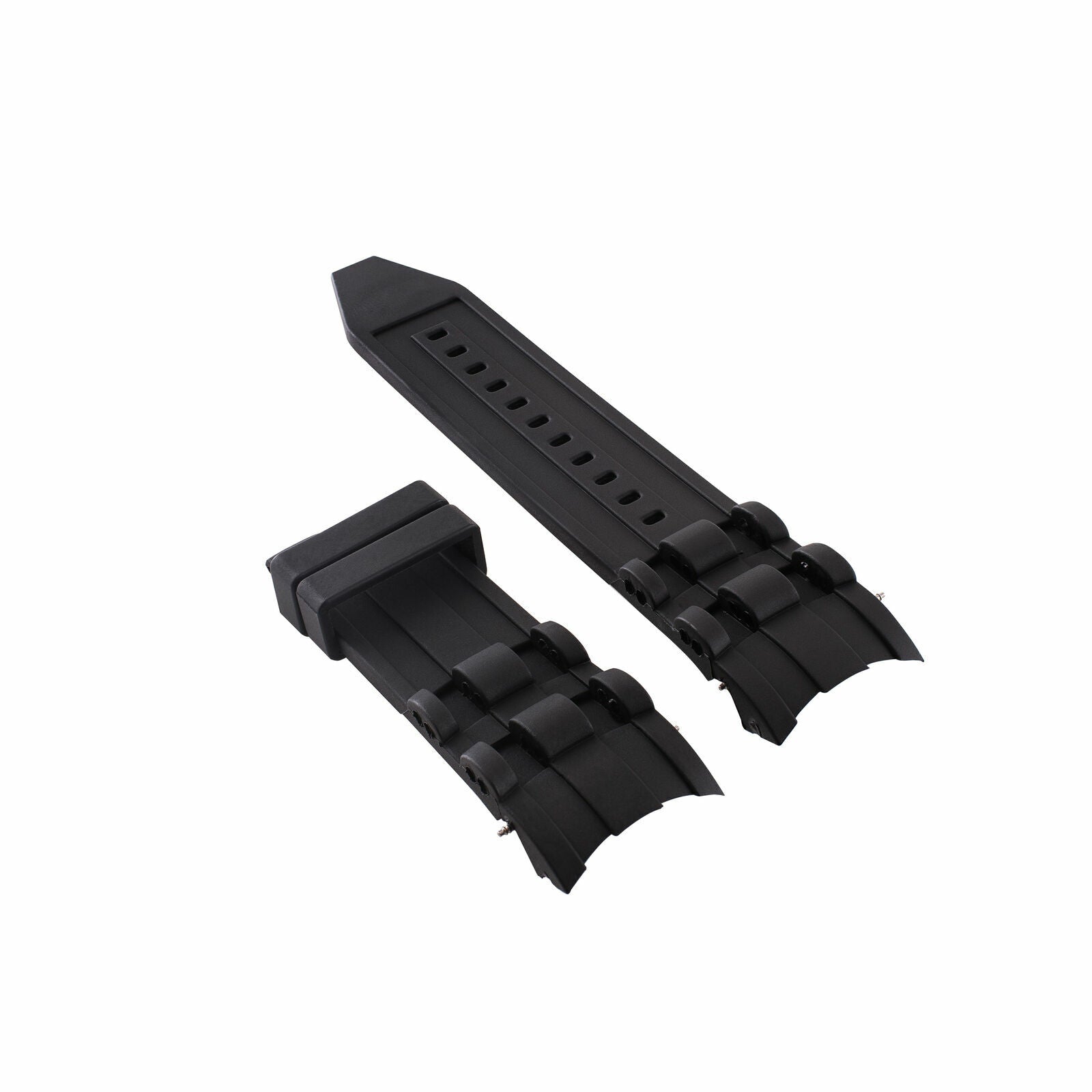 26MM BLACK SILICONE WATCH STRAP BAND FOR FIT INVICTA PRO DIVER 6977 6978 6981