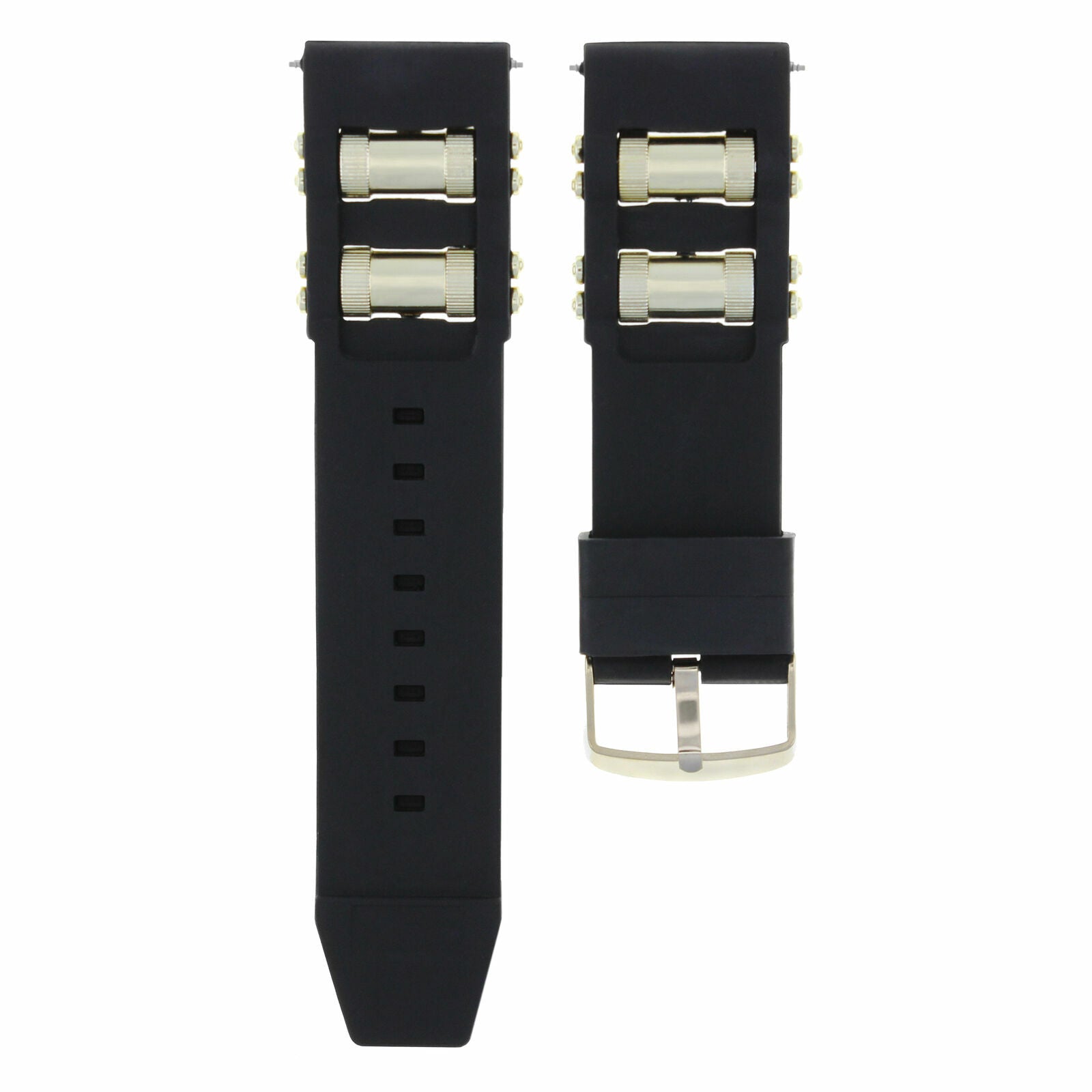 26MM RUBBER WATCH BAND STRAP FOR INVICTA RUSSIAN 1201 1805 1845 1436 11339 GOLD