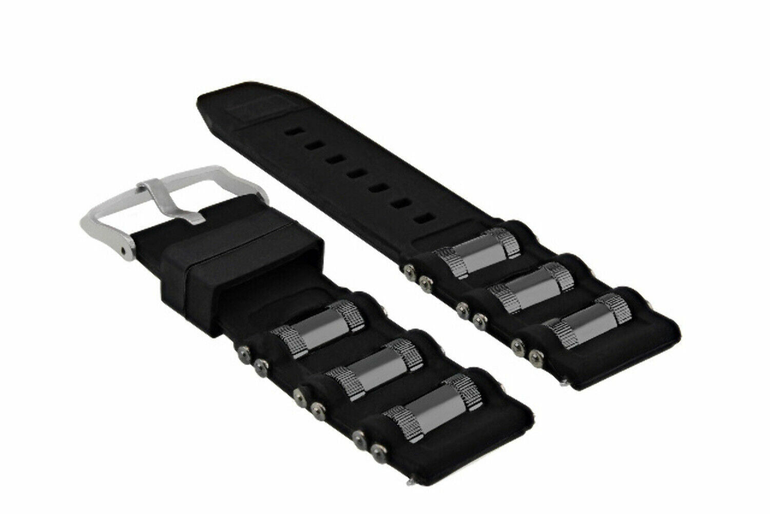 26MM RUBBER DIVER WATCH BAND STRAP FOR INVICTA 1201 1805 1845 1959 18202 BLACK