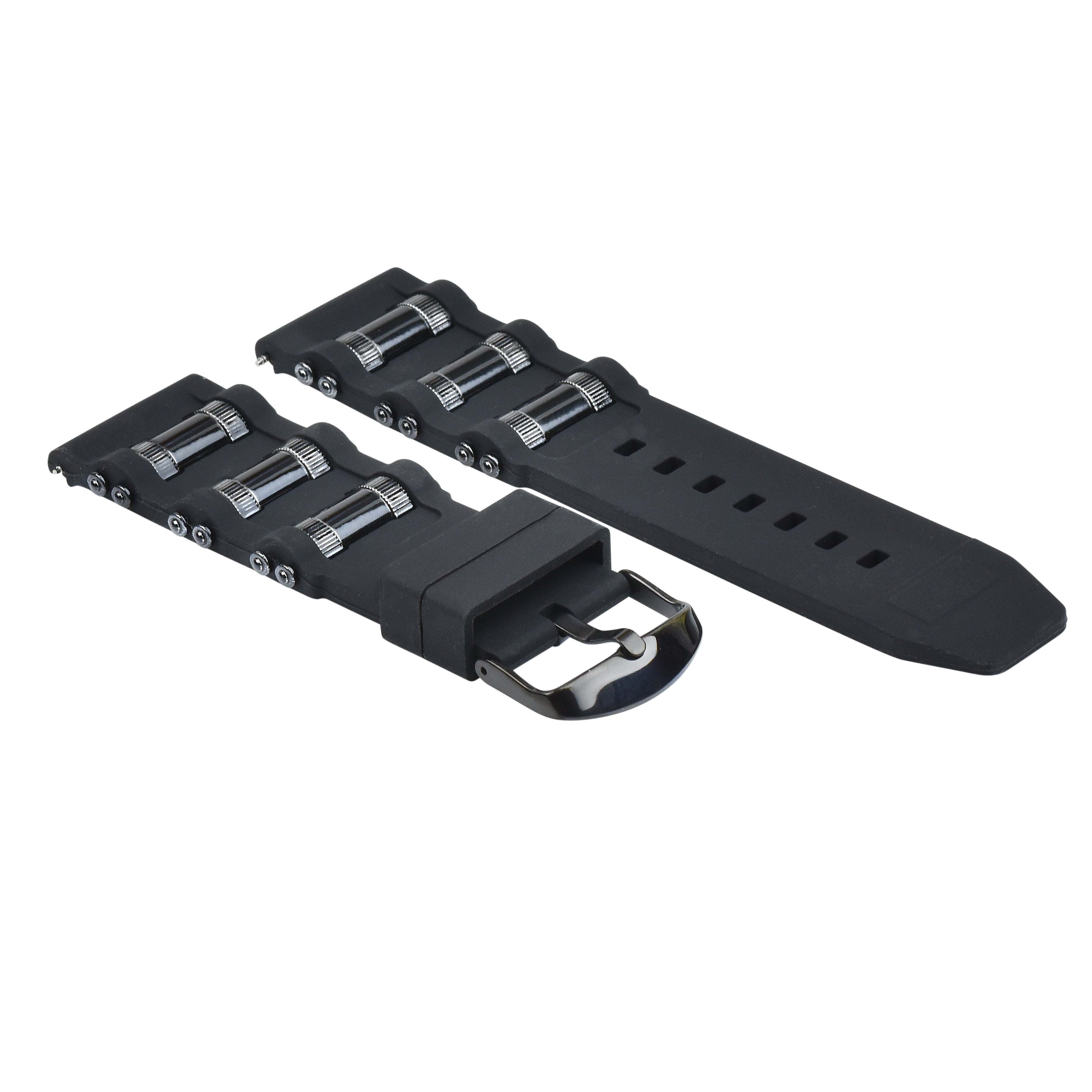 26MM RUBBER DIVER WATCH BAND STRAP FOR INVICTA 1201 1805 1845 1959 18202 BLACK