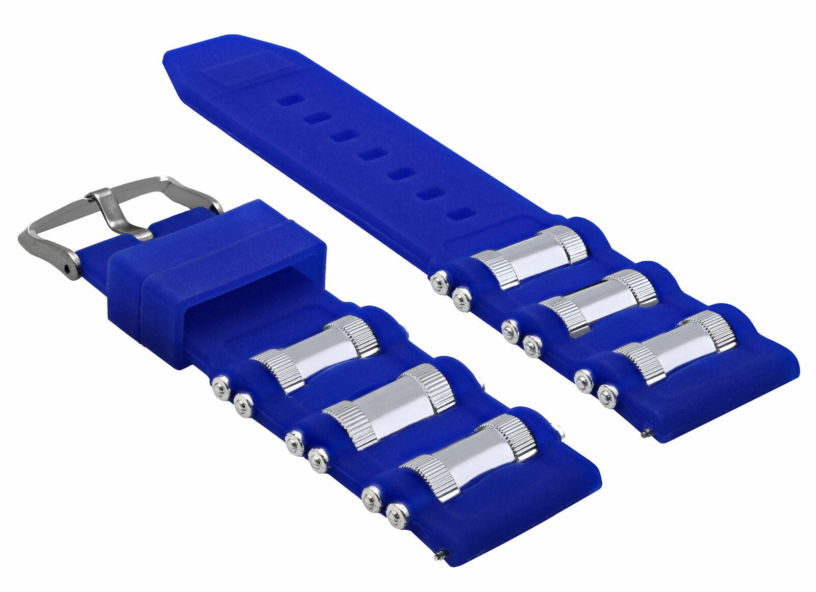 26MM RUBBER WATCH BAND STRAP FOR INVICTA EXCURSION 1201 1805 1845 1959 18202 BLU