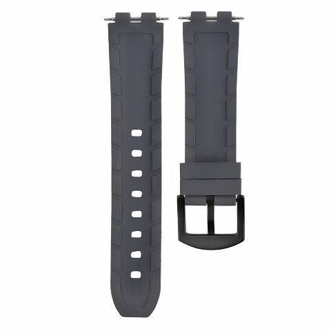 REPLACEMENT SILICONE RUBBER DIVER WATCH STRAP BAND FOR PEBBLE STEEL
